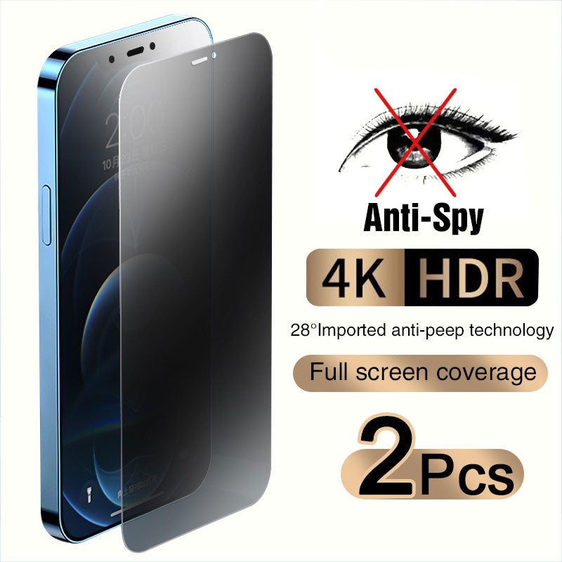 Mobile Phone Anti-Peeping Tempered Glass Full Screen