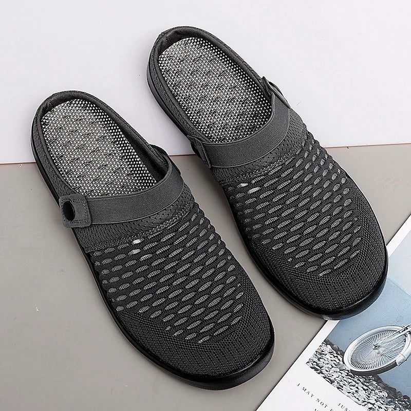 Men Shoes Summer Men Sandals Breathable Mesh Male Sandal Outdoor Beach Men Shoes Water Male Slippers Fashion Slides Casual Shoes
