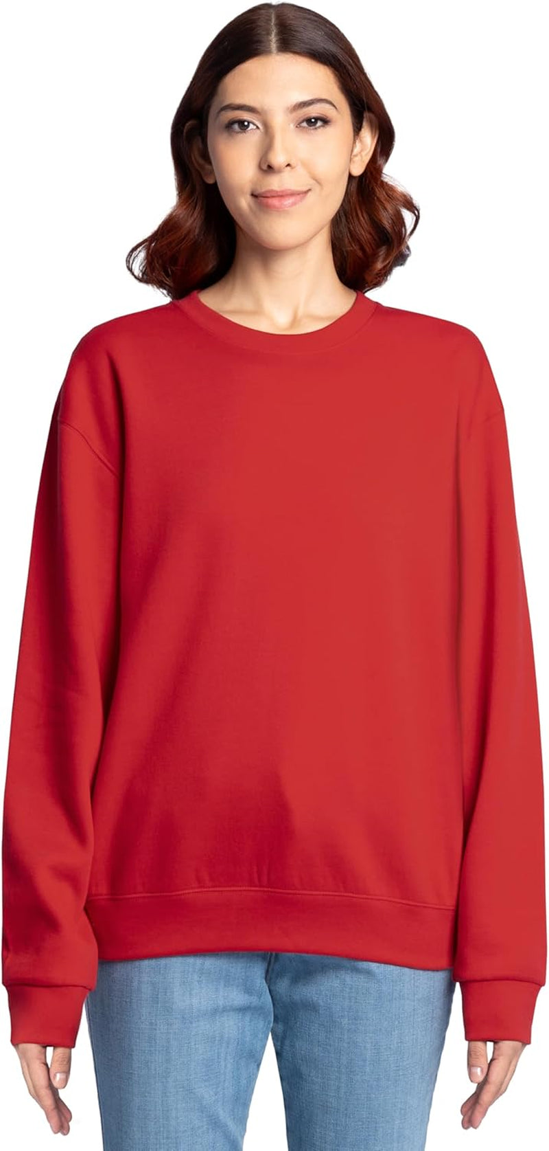 Men'S Eversoft Fleece Crewneck Sweatshirts, Moisture Wicking & Breathable, Sizes S-4X