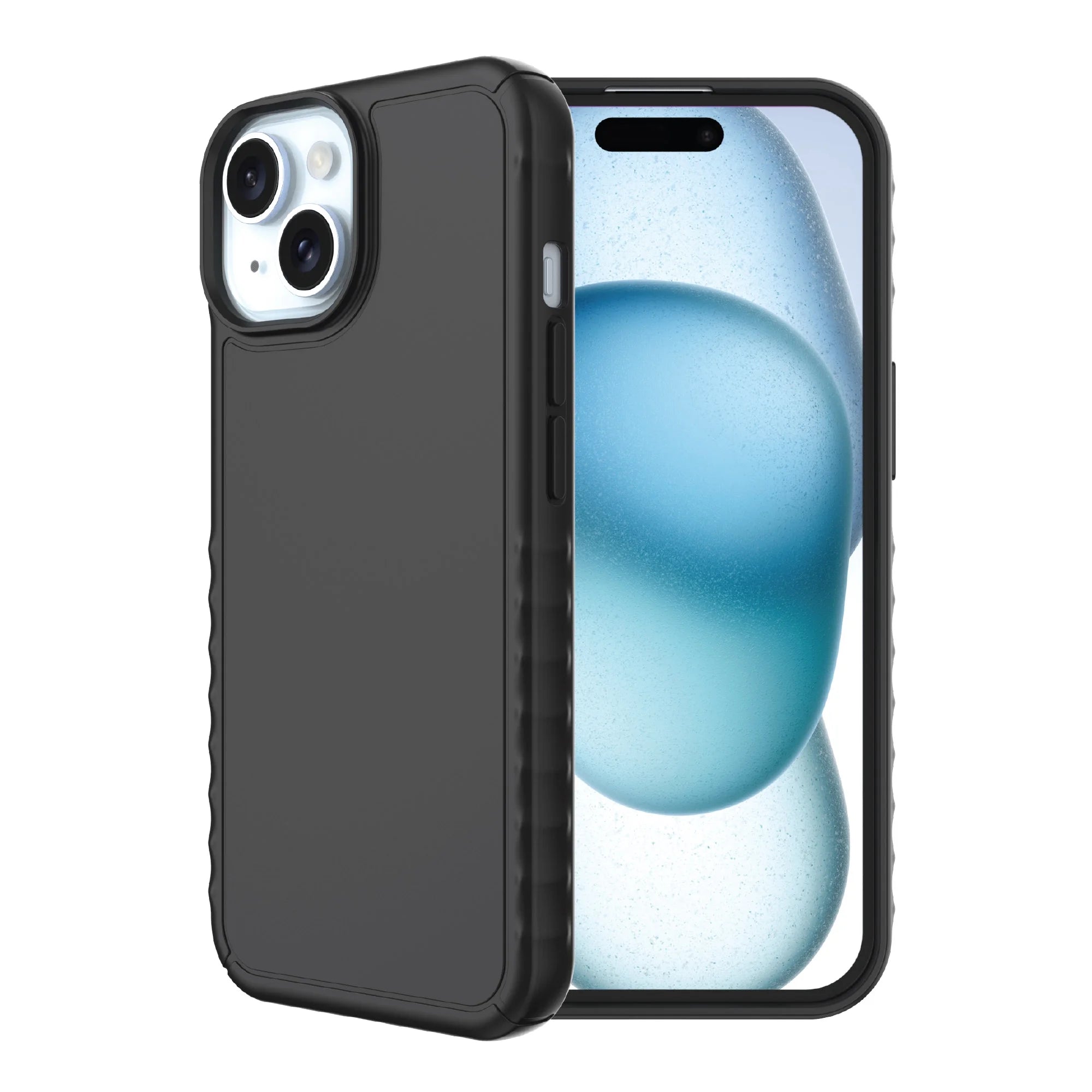 Protective Gel Phone Case for Iphone 17E / Iphone 16E / Iphone 15 / Iphone 14 / Iphone 13 - Black